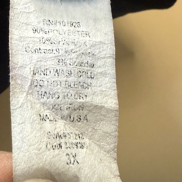 Black Velvet Sleeveless‎ Top Beaded Embellished Scoop Neck Tunic 3X Holiday Glam - Picture 7 of 7